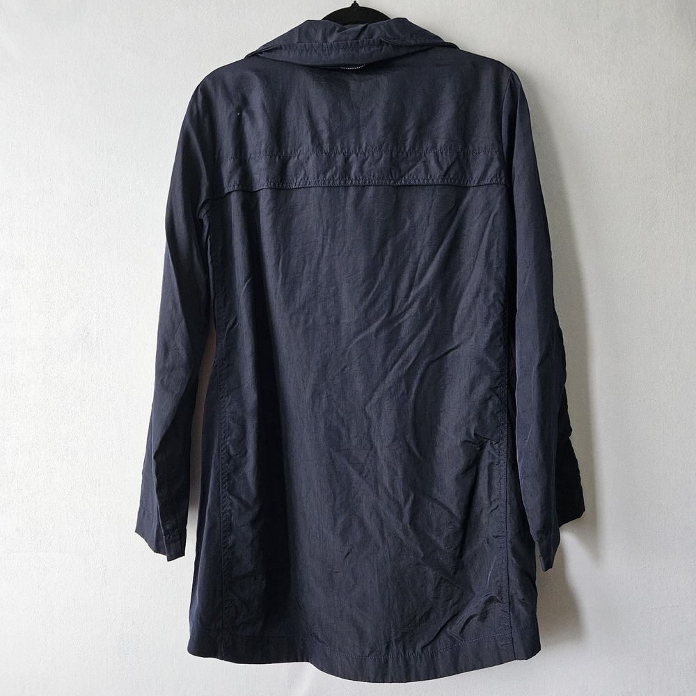 Anorak Jacket Women's sz XS Navy Blue Full Zipper Pockets Rain Layering Outdoor - Picture 2 of 12
